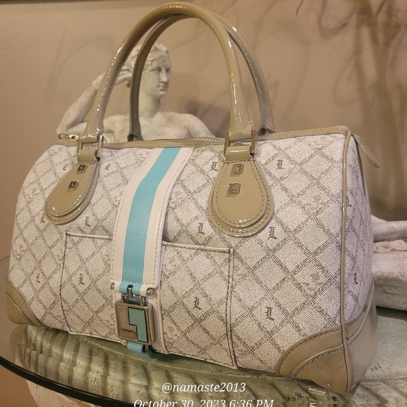 L.A.M.B. by Gwen Stefani Shadow Speedy Satchel Luxury Designer Handbag #610 - Picture 14 of 17